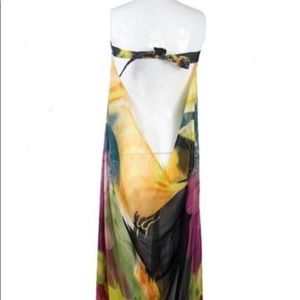 Floral cover up with Yellow Print